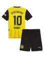 Borussia Dortmund Julian Brandt #10 Domácí dres pro děti 2024-25 Krátký Rukáv (+ trenýrky)